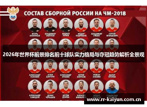 2026年世界杯前景排名前十球队实力格局与夺冠趋势解析全景观 2026年世界杯前景排名前十球队实力格局与夺冠趋势解析全景观